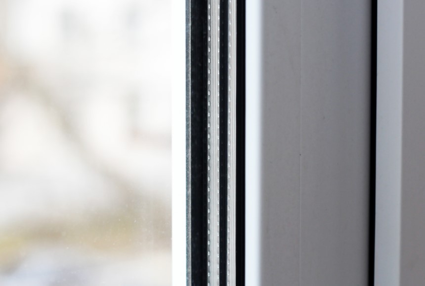 Fenster aus Kunststoff mit einer wärmedämmenden 3-fach Verglasung